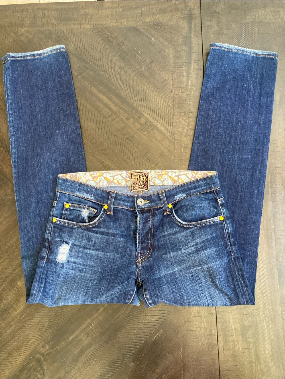 Rich and Skinny Women’s Dark Blue Skinny Jeans